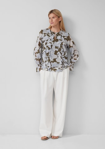 s.Oliver BLACK LABEL Blouse in Blue
