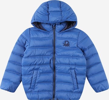 UNITED COLORS OF BENETTON Winter Jacket in Blue: front