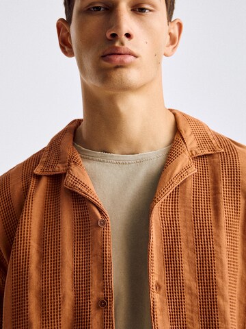 Fit confort Chemise Pull&Bear en orange