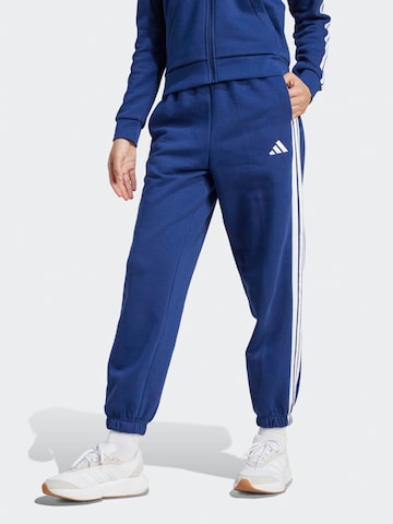 ADIDAS SPORTSWEAR Tapered Urheiluhousut 'Essentials' värissä sininen: etupuoli