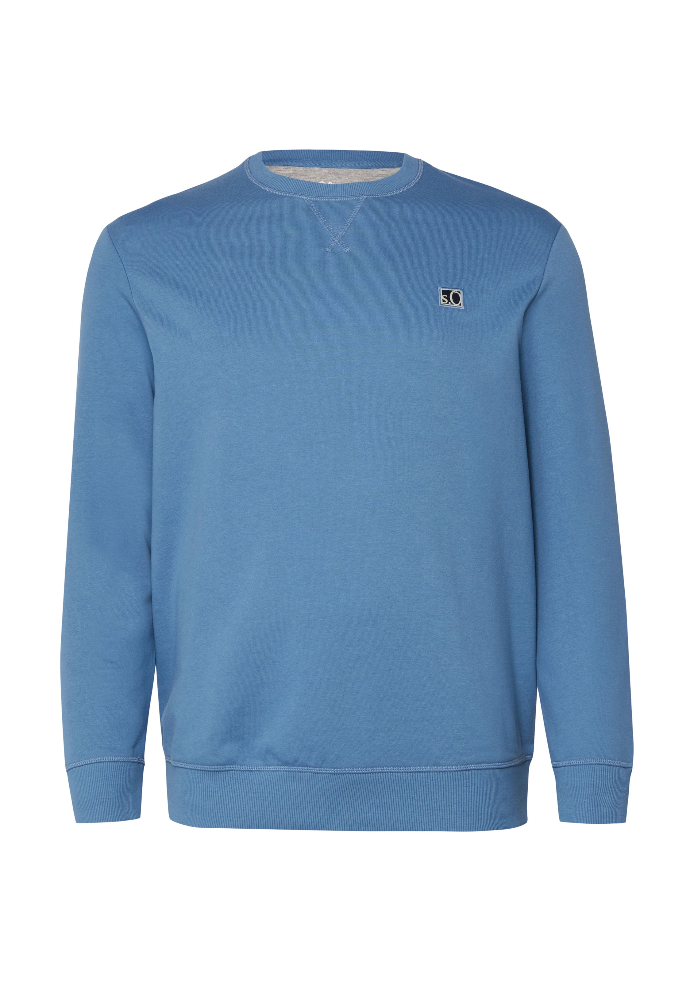 s.Oliver Sweatshirt in Blauw: voorkant