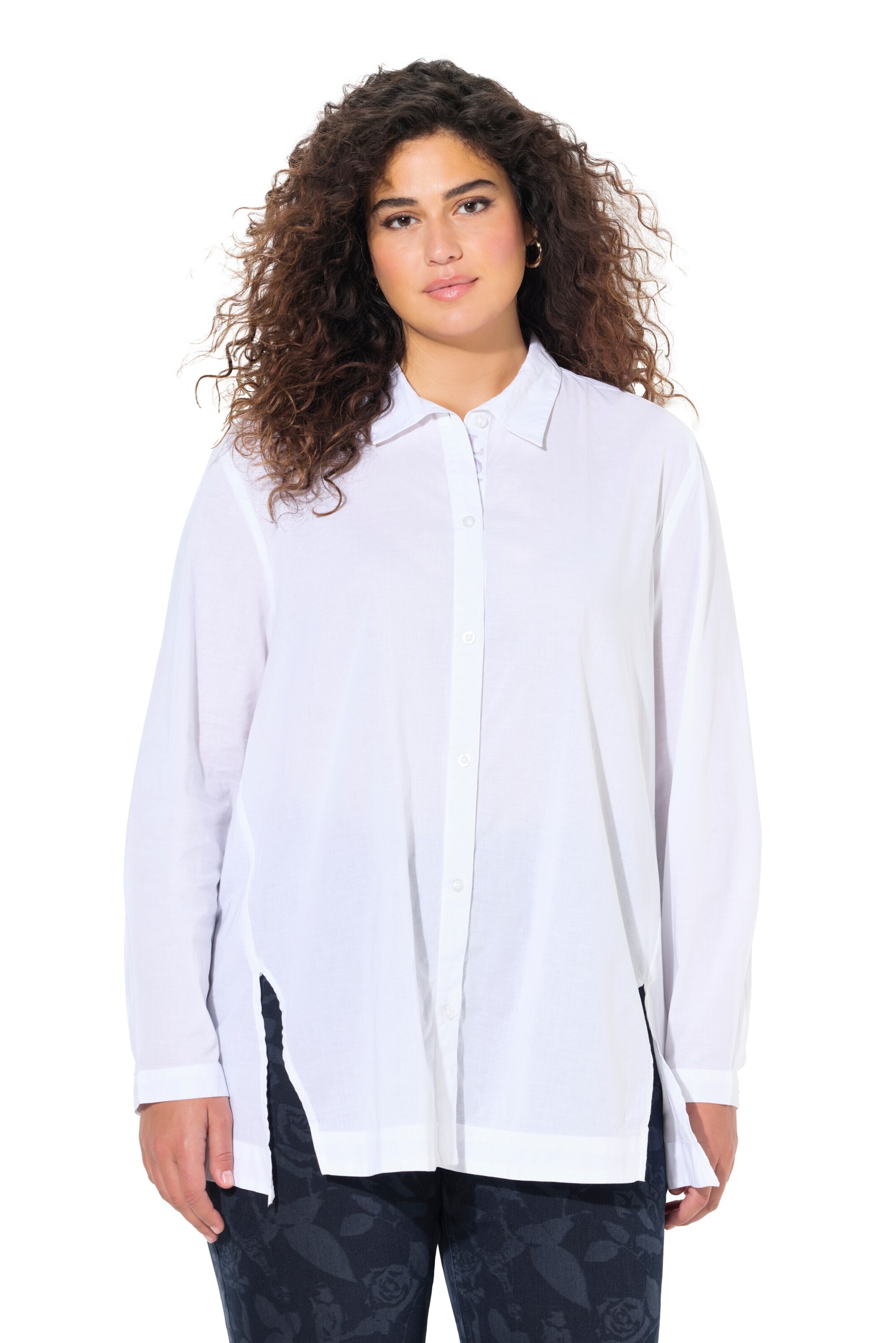 Ulla Popken Blouse in Wit: voorkant