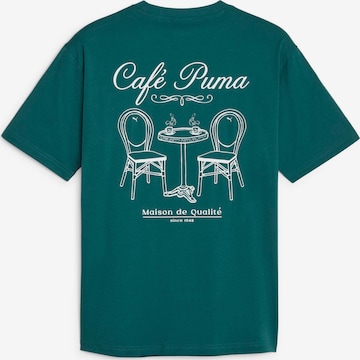 žalia PUMA Marškinėliai 'CAFE'