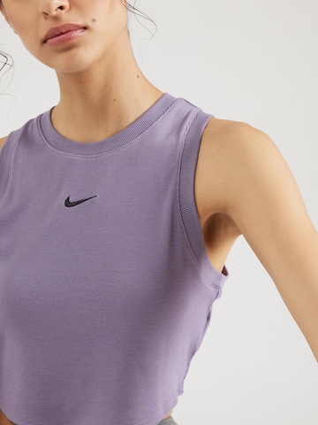 purpurinė Nike Sportswear Palaidinė be rankovių 'ESSENTIAL'