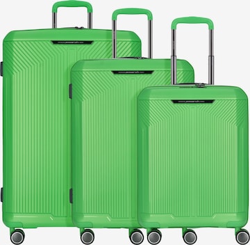 Set di valigie 'Fjord' di March15 Trading in verde: frontale