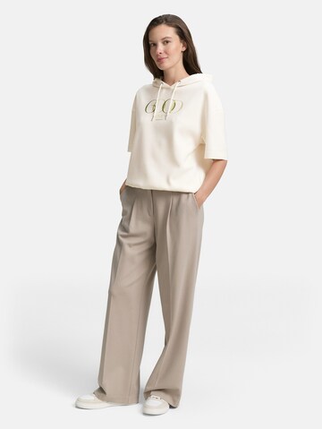TOM TAILOR Sweatshirt in White