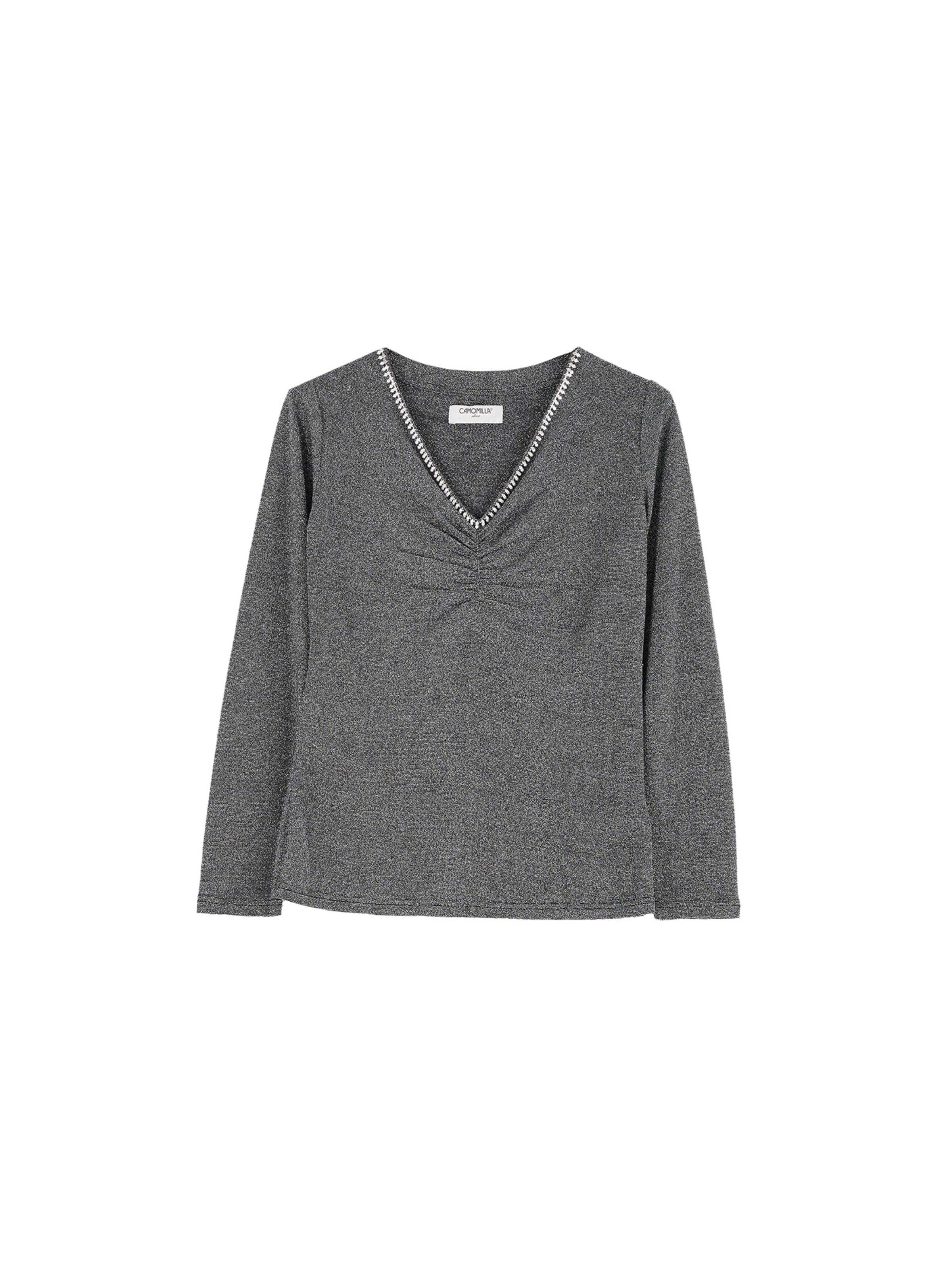 Maglietta 'Shann' di Camomilla Italia in grigio: frontale