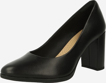 Pumps 'Freva Court' de la CLARKS pe negru: față