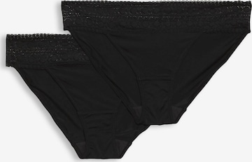 Slip ESPRIT en noir : devant