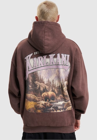 Karl Kani - Sweatshirt em castanho: frente