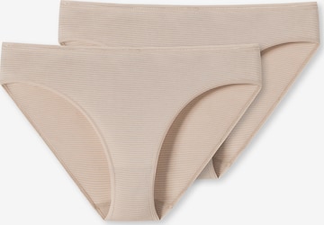 Slip SCHIESSER en beige : devant