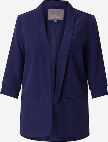 Blazer ONLY Carmakoma en bleu : devant