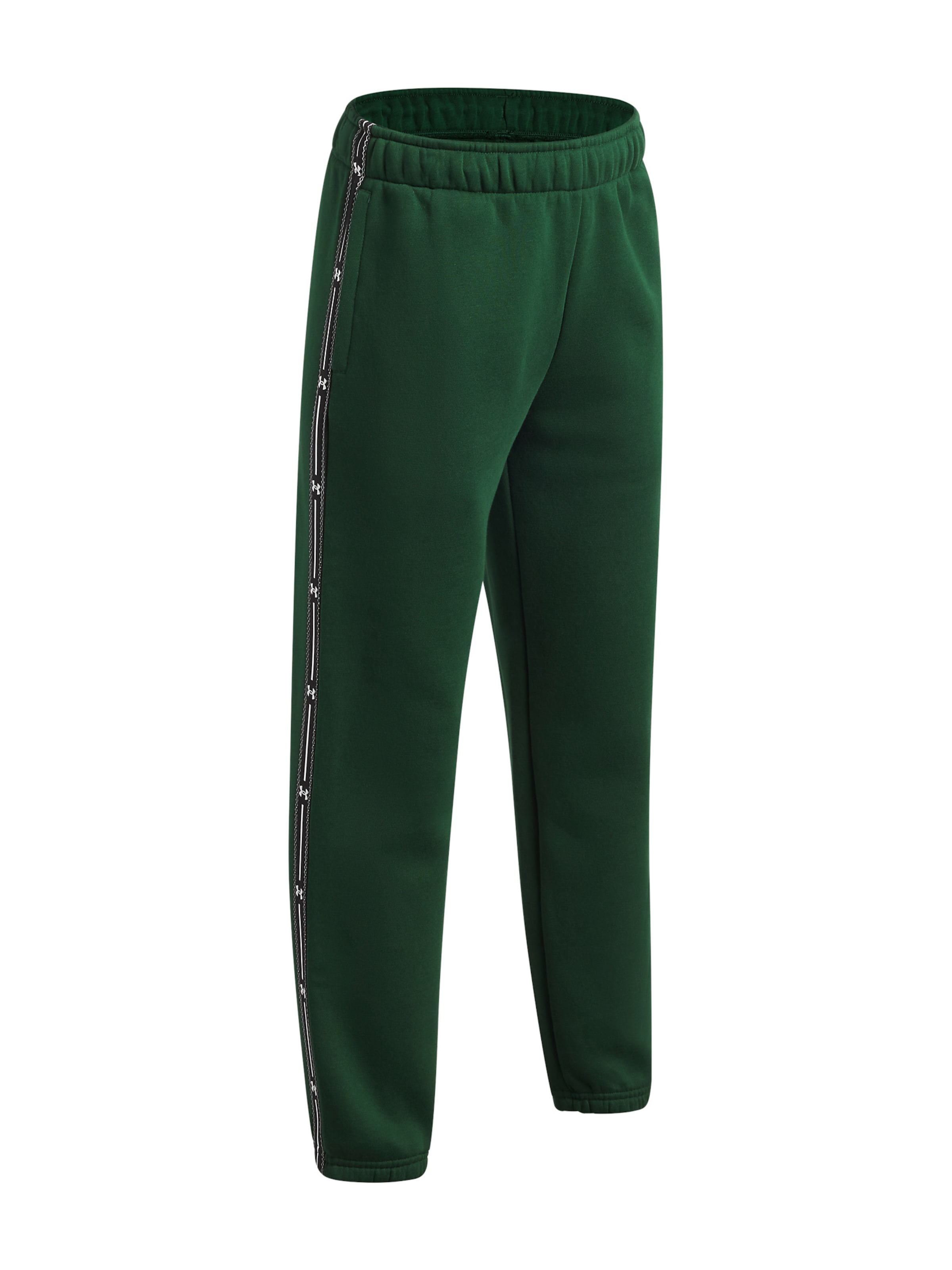 UNDER ARMOUR Tapered Sportbroek 'Icon Flc' in Groen