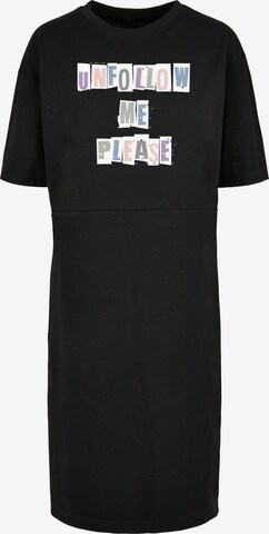 Merchcode Dress 'Please' in Black: front