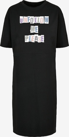 Merchcode Dress 'Please' in Black: front