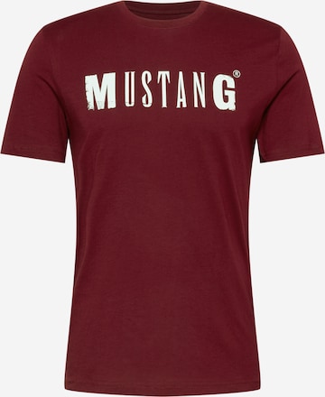 MUSTANG T-Shirt in Rot: front