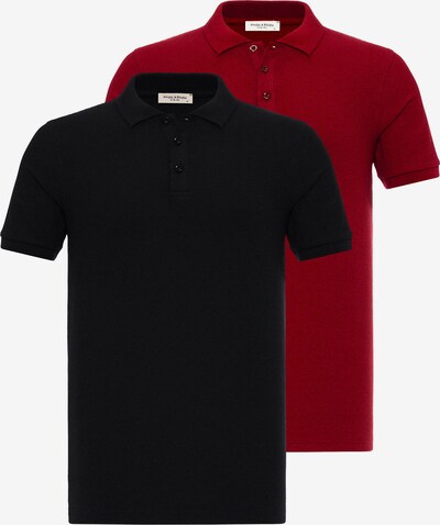 Maglietta Anou Anou di colore rosso / nero, Visualizzazione prodotti