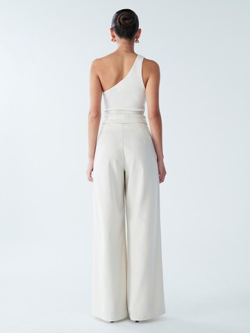 BWLDR Loose fit Pants 'Amare' in Beige: back