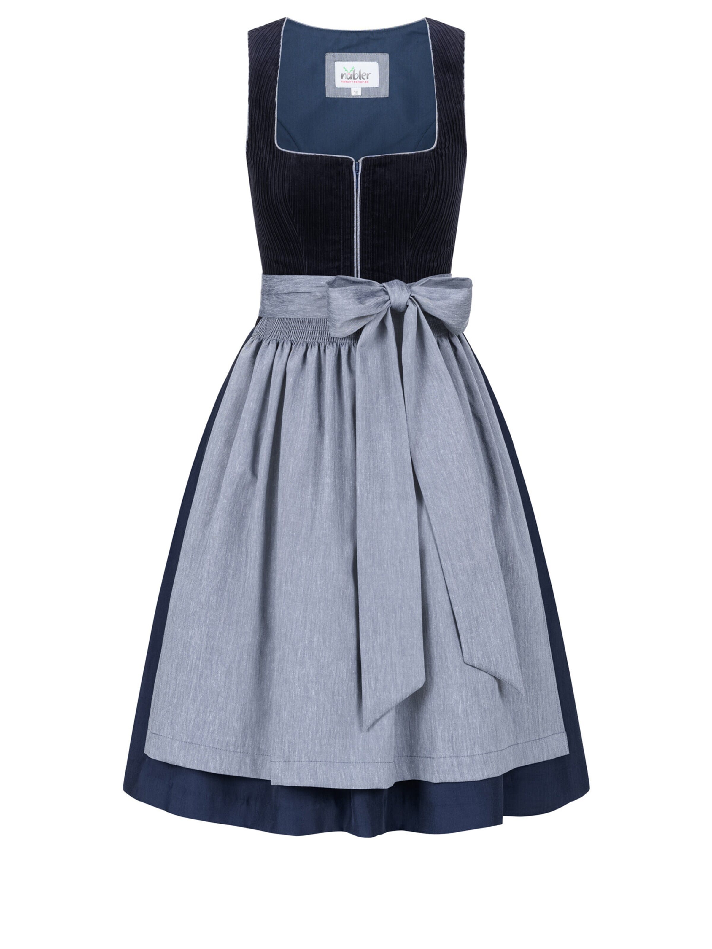 Trachtenhof Nübler Dirndl 'Mini Dirndl Florentine'‌‌‌‌‌‌‌‌‌ in 32 in blau, Produktansicht