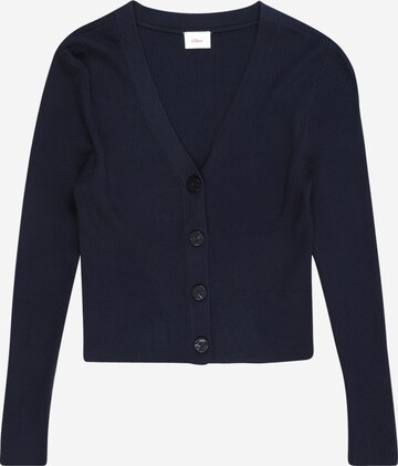 Cardigan s.Oliver en bleu : devant