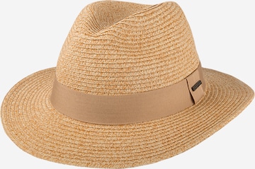 Hatland Hoed 'Alvaro Toyo' in Beige: voorkant