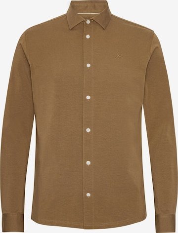 Clean Cut Copenhagen Hemd in Braun: Vorderseite