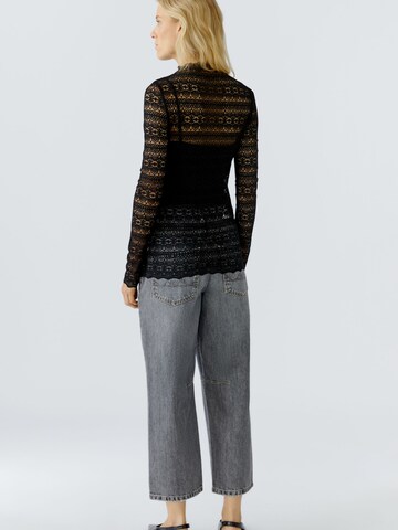 OUI Shirt in Schwarz