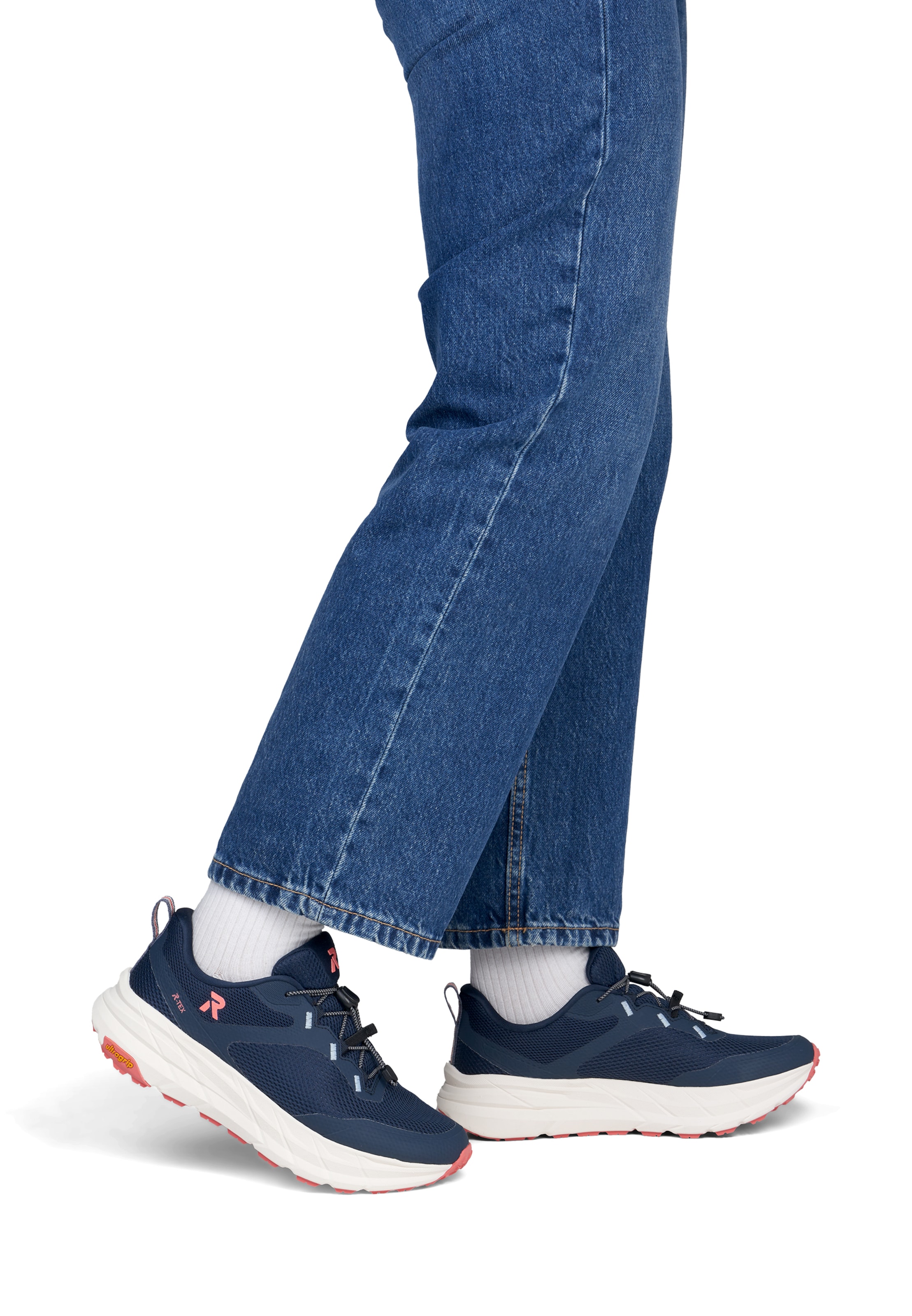 Baskets basses Rieker en bleu