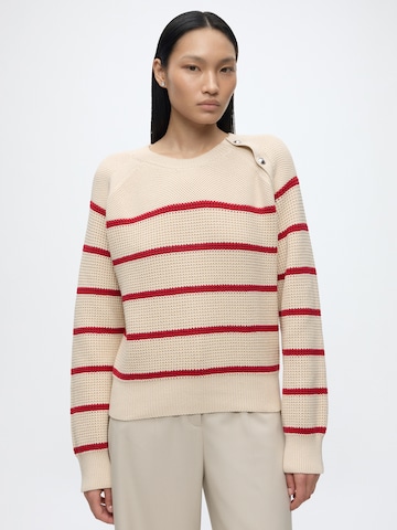 Pull-over 'C_Farbori' BOSS en beige : devant