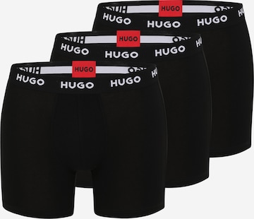 Boxers HUGO en noir : devant