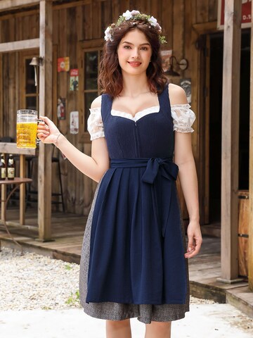Yesfashion Dirndl‌‌‌ in Blau
