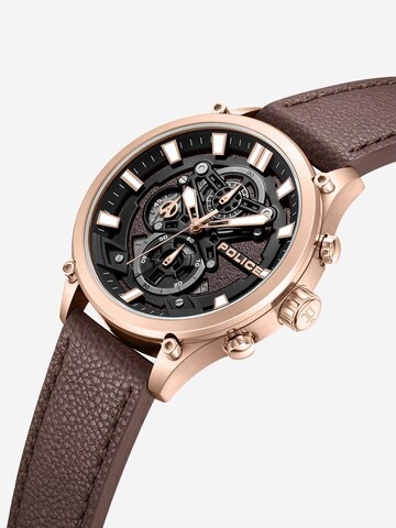 POLICE Analog watch 'Wadden' in Brown