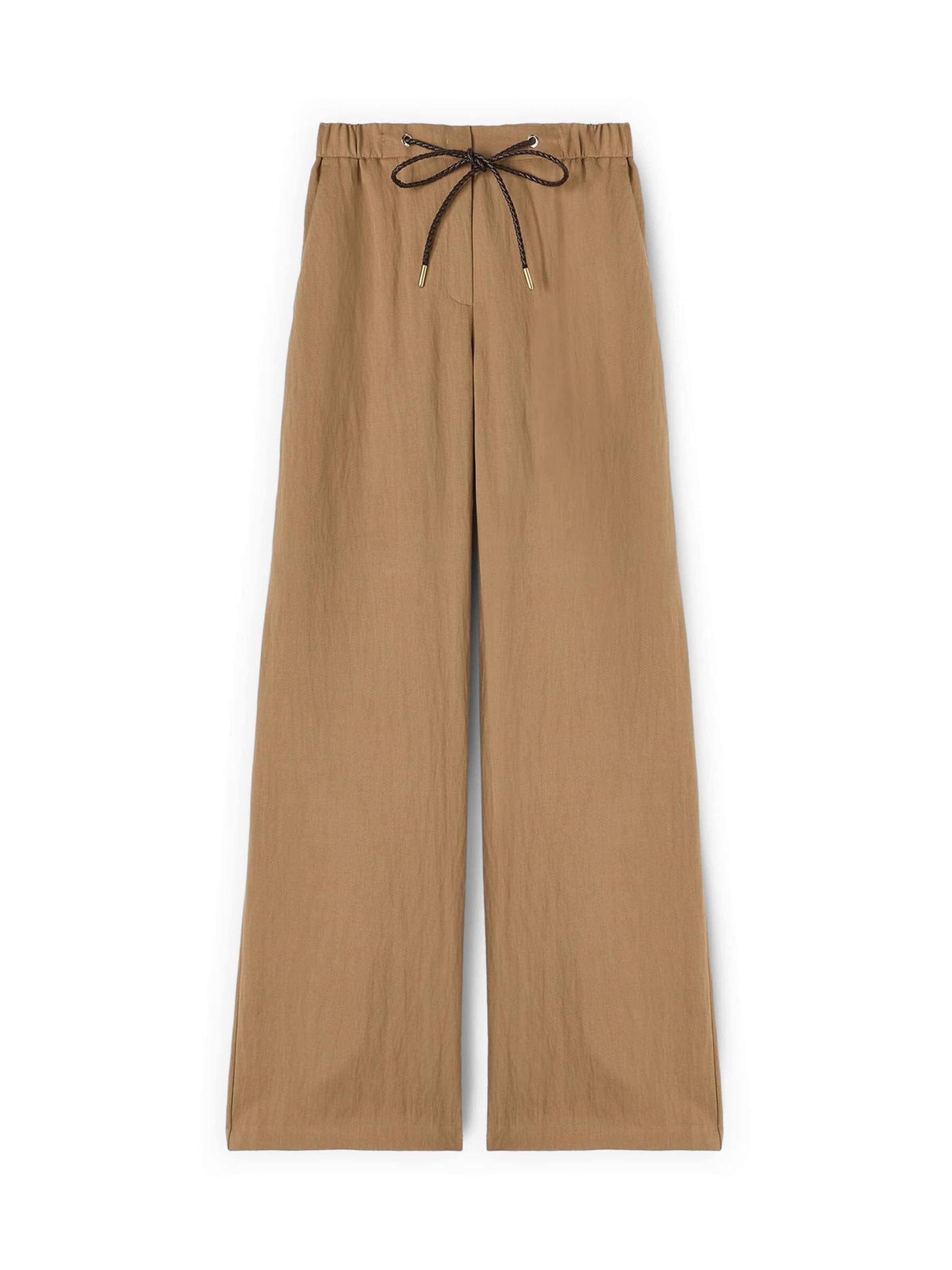 Wide Leg Pantalon MOTIVI en beige : devant