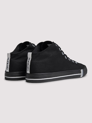 Ombre Sneakers hoog in Zwart