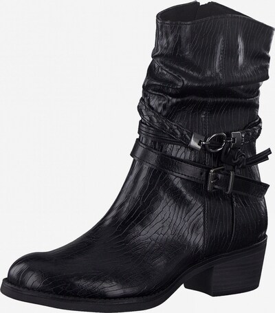 MARCO TOZZI Bottes de cowboy en noir, Vue avec produit