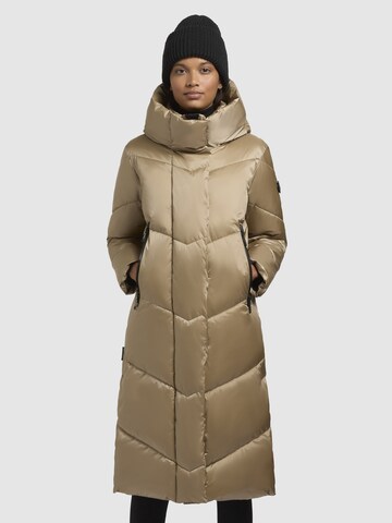 Manteau d’hiver 'Manelia' khujo en beige : devant