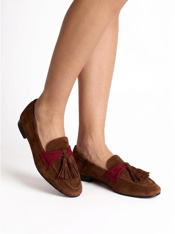 Flarelle Moccasin 'Fruscio' in Brown