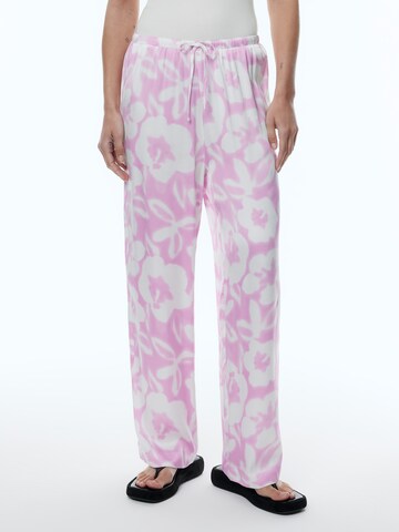 EDITED Wide leg Pants 'Anneli' in Pink: front