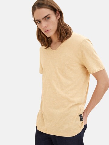 TOM TAILOR DENIM T-Shirt in Braun