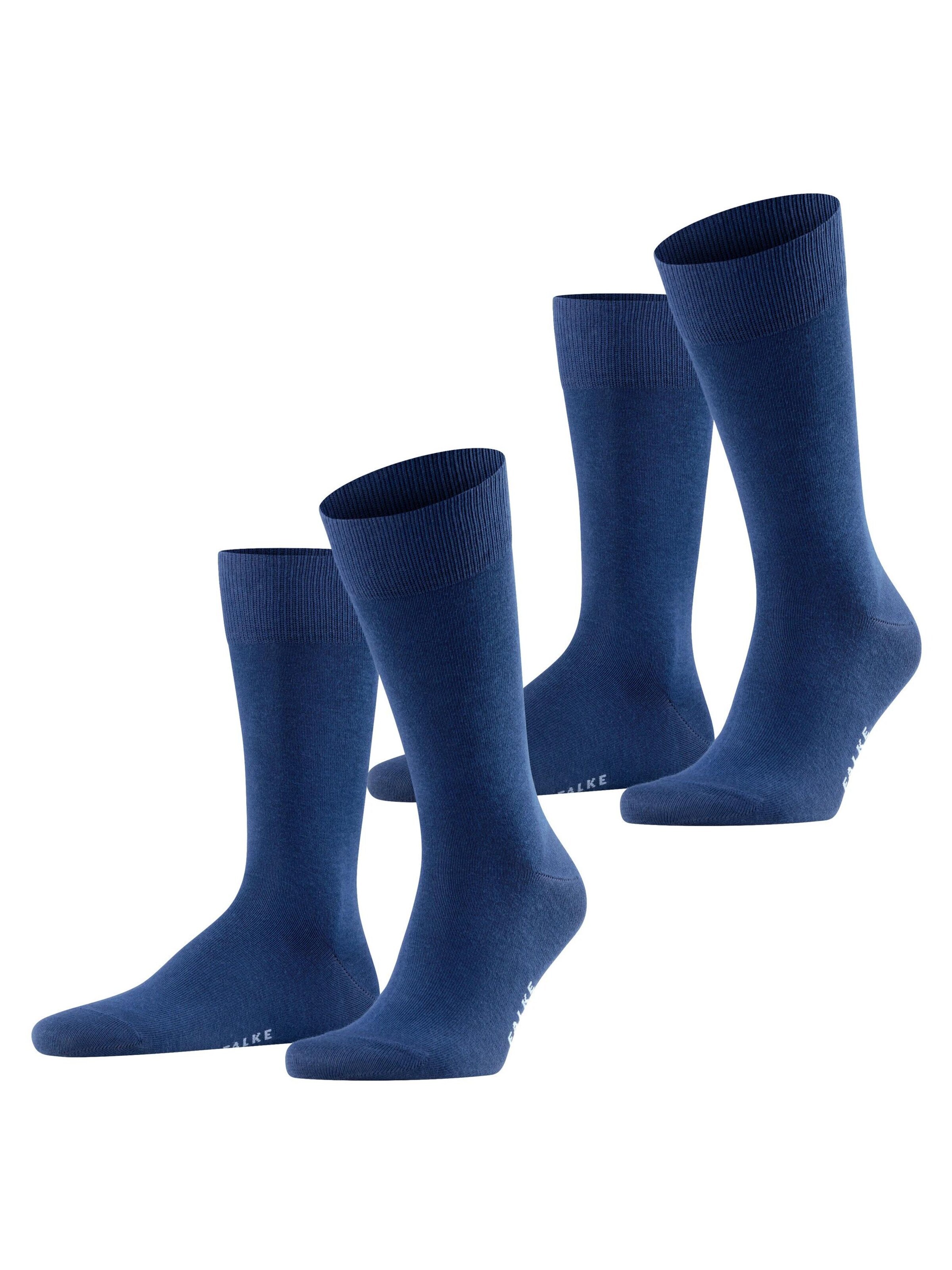 FALKE Socken 'Happy 2-Pack'‌‌‌‌‌‌‌‌‌‌ in Blau: Vorderseite