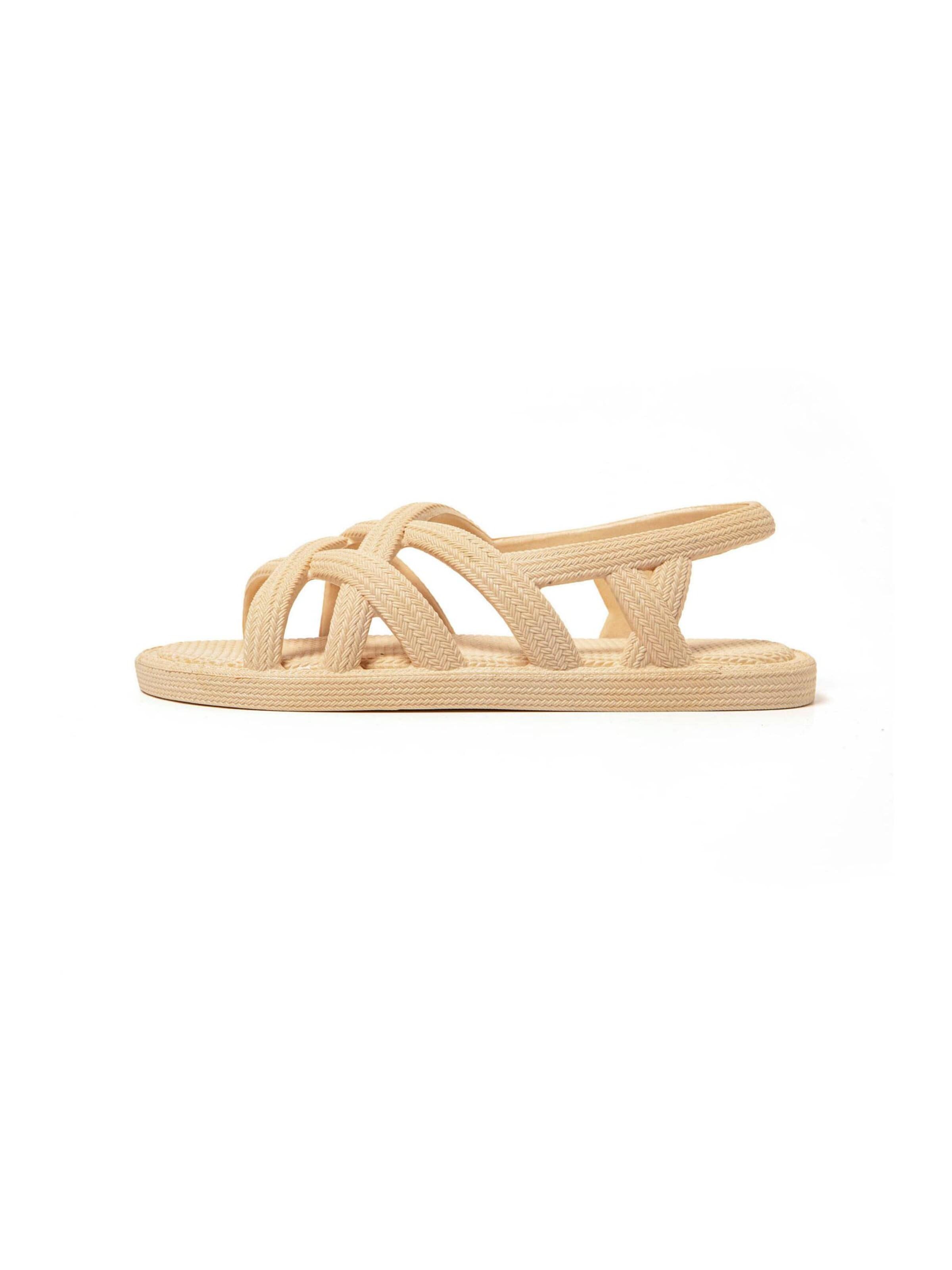 Brasileras Sandaal 'Ankara' in Beige: voorkant