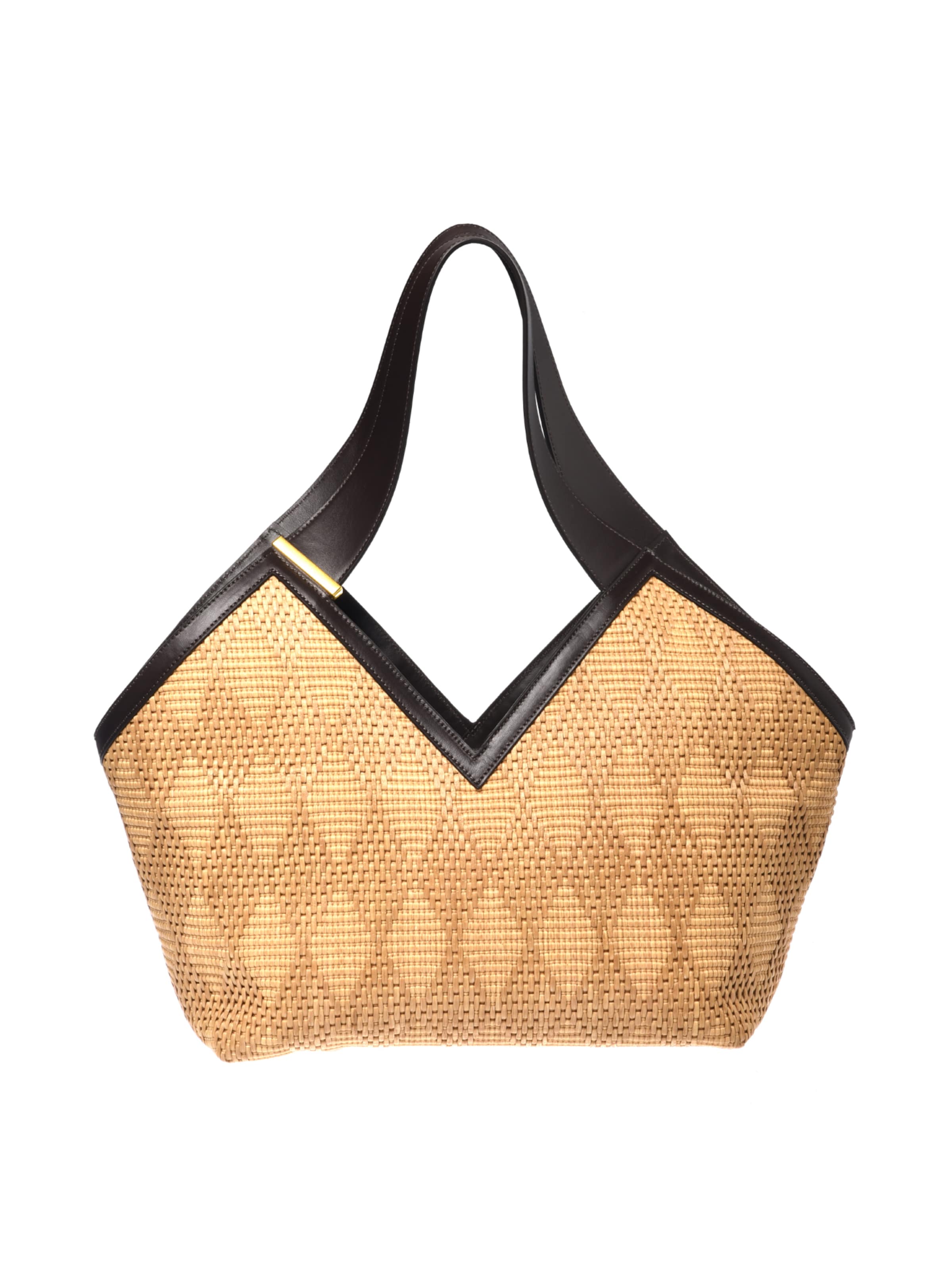 BALDININI Shoulder Bag in Beige: front