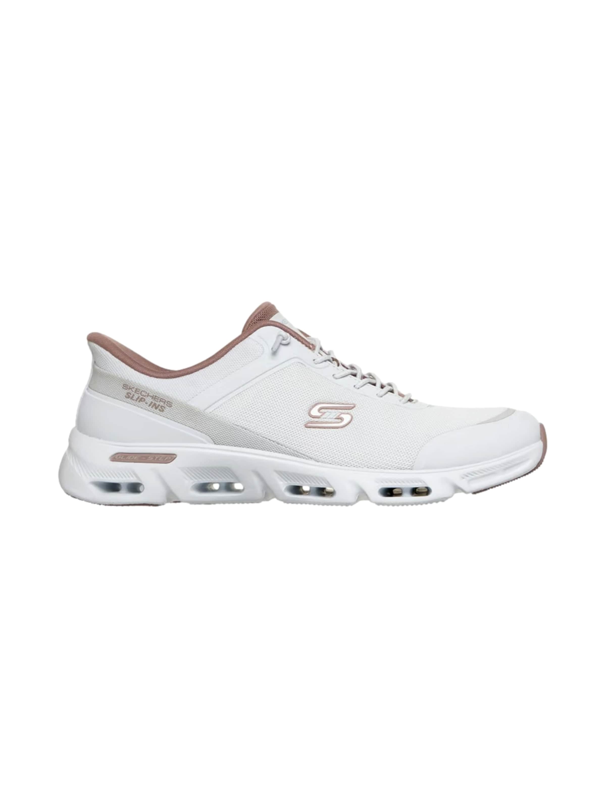 SKECHERS Обувки с връзки 'Glide- Step Gravity Everyday Bliss' в бяло