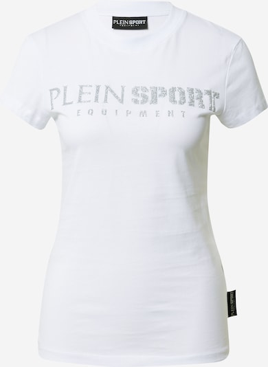 Plein Sport T-Krekls, krāsa - Sudrabs / balts, Preces skats