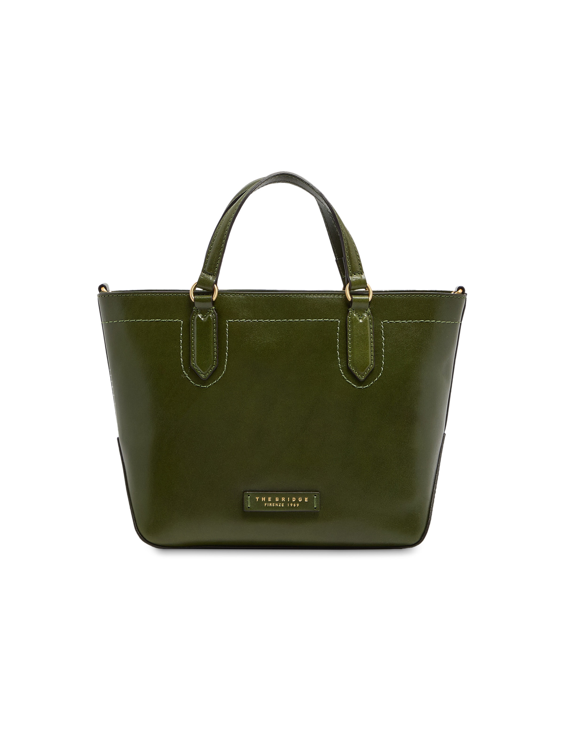 The Bridge Shoulder bag in Green: front