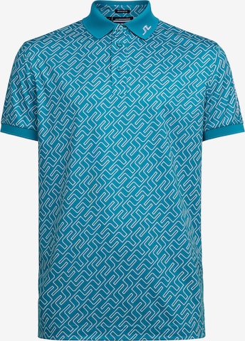 J.Lindeberg - Camiseta funcional en azul: frente
