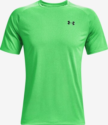 UNDER ARMOUR Performance Shirt 'Tech' in Green: front