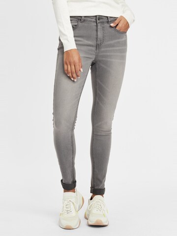 Skinny Jean 'Lenna' Oxmo en gris : devant