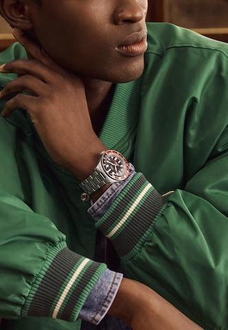 Orologio sportivo ' Waterbury Heritage Automatic GMT ' di TIMEX in argento: frontale