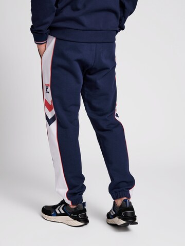 Hummel Tapered Sporthose 'Durban' in Blau